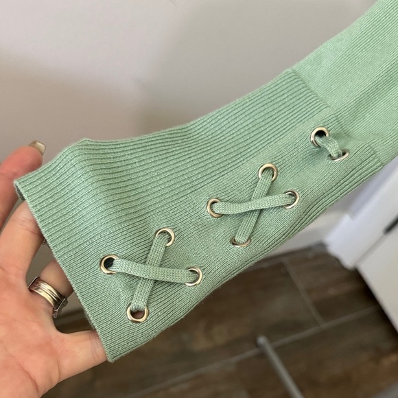 Chic Sage Cowl Neck Sweater - Picture 4 of 8